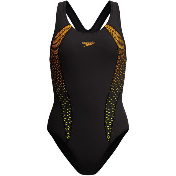 SPEEDO WOMENS ALLOVER PANEL LANEBACK