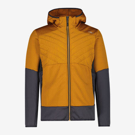 CMP MAN HYBRID JACKET FIX HOOD