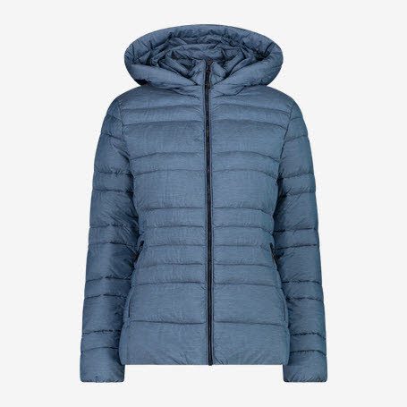 CMP WOMAN JACKET SNAPS HOOD