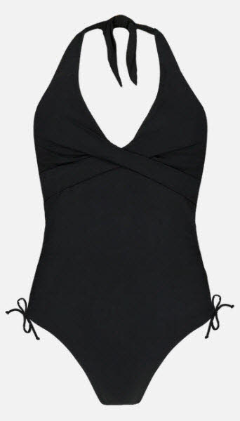 BARTS SOLID HALTER ONE PIECE